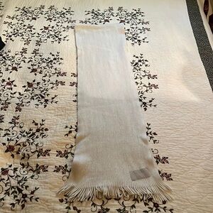 Calvin Klein white scarf